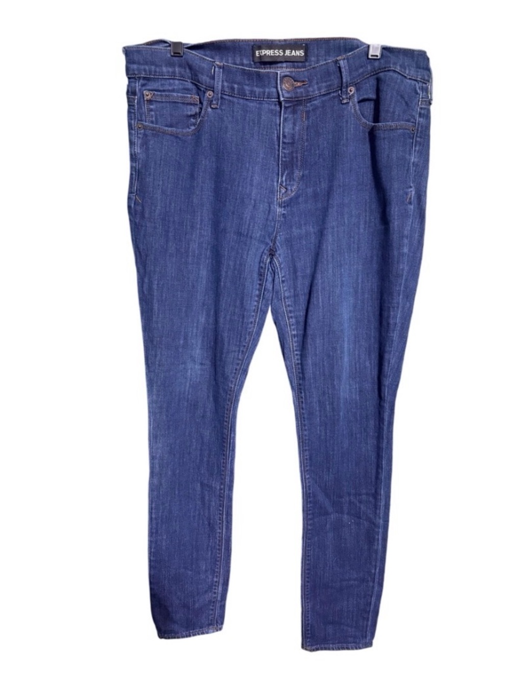 Express Indigo Skinny Mid rise Jean Legging in size 14 L